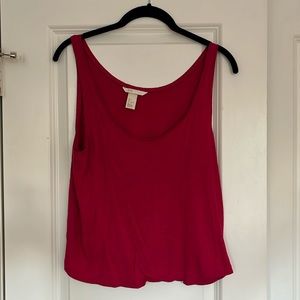 H&M Crop Tank Top in Hot Pink